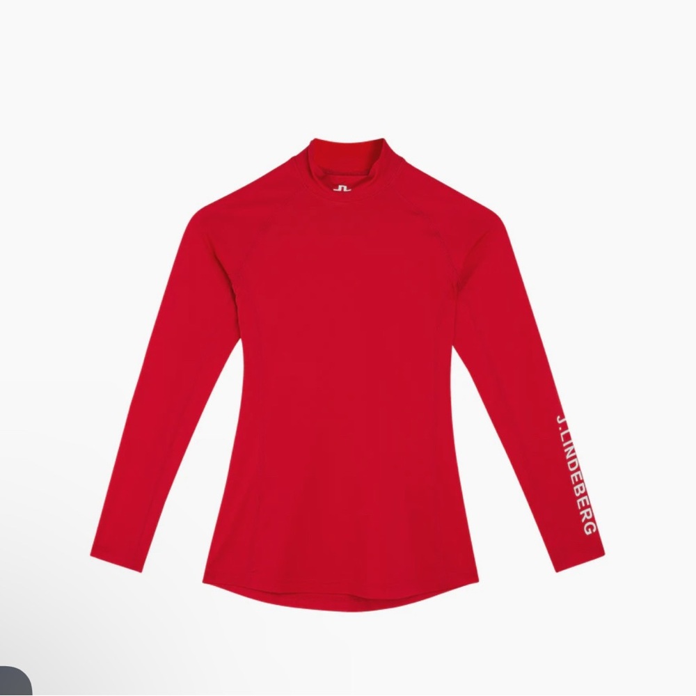 J.Lindeberg Red Long Sleeve Top